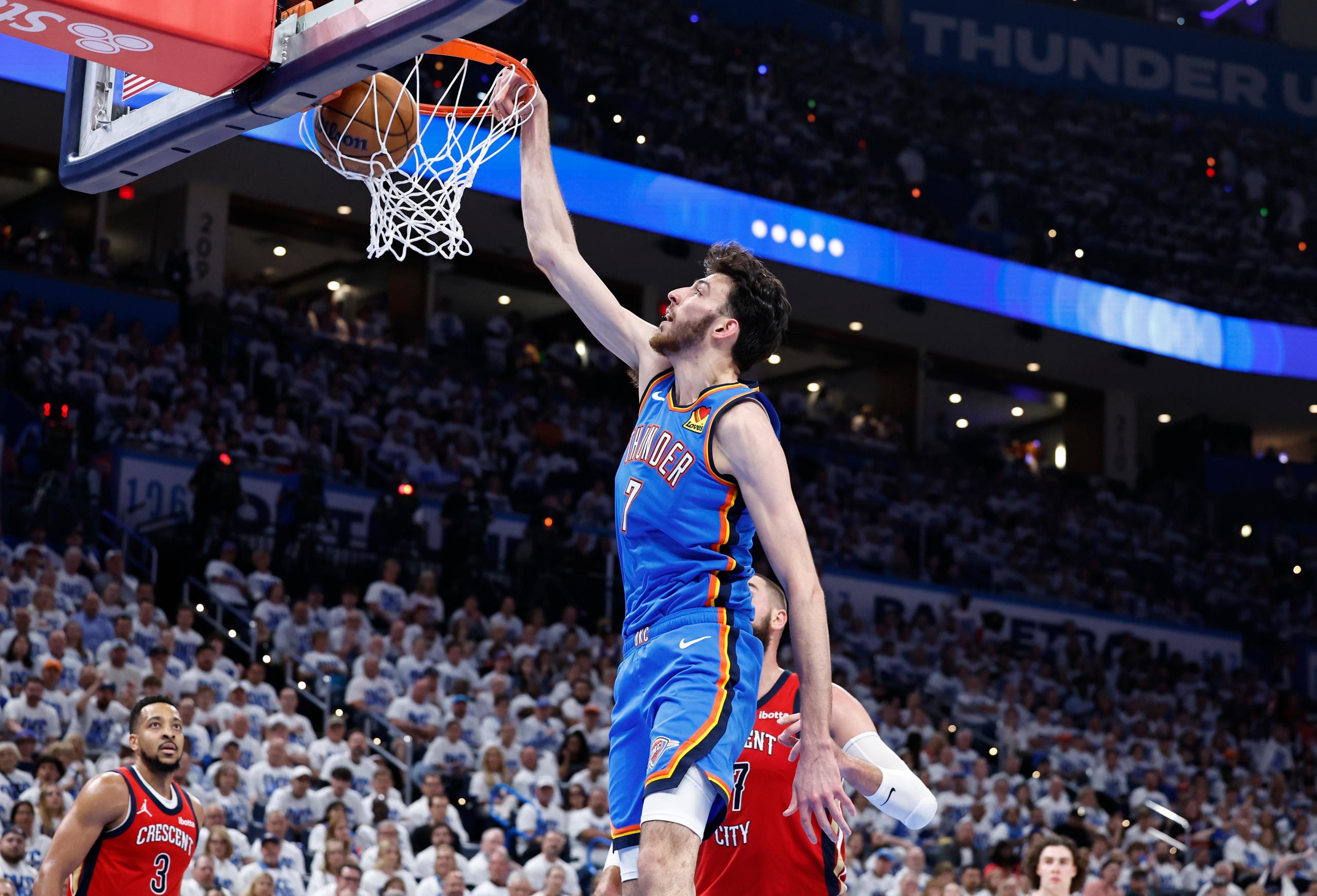 Oklahoma City Thunder star Chet Holmgren