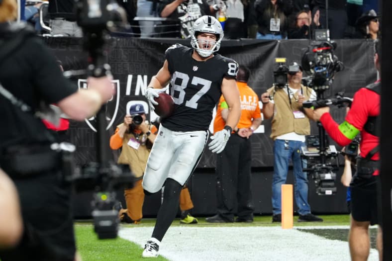 Michael Mayer Brock Bowers Las Vegas Raiders NFL Draft