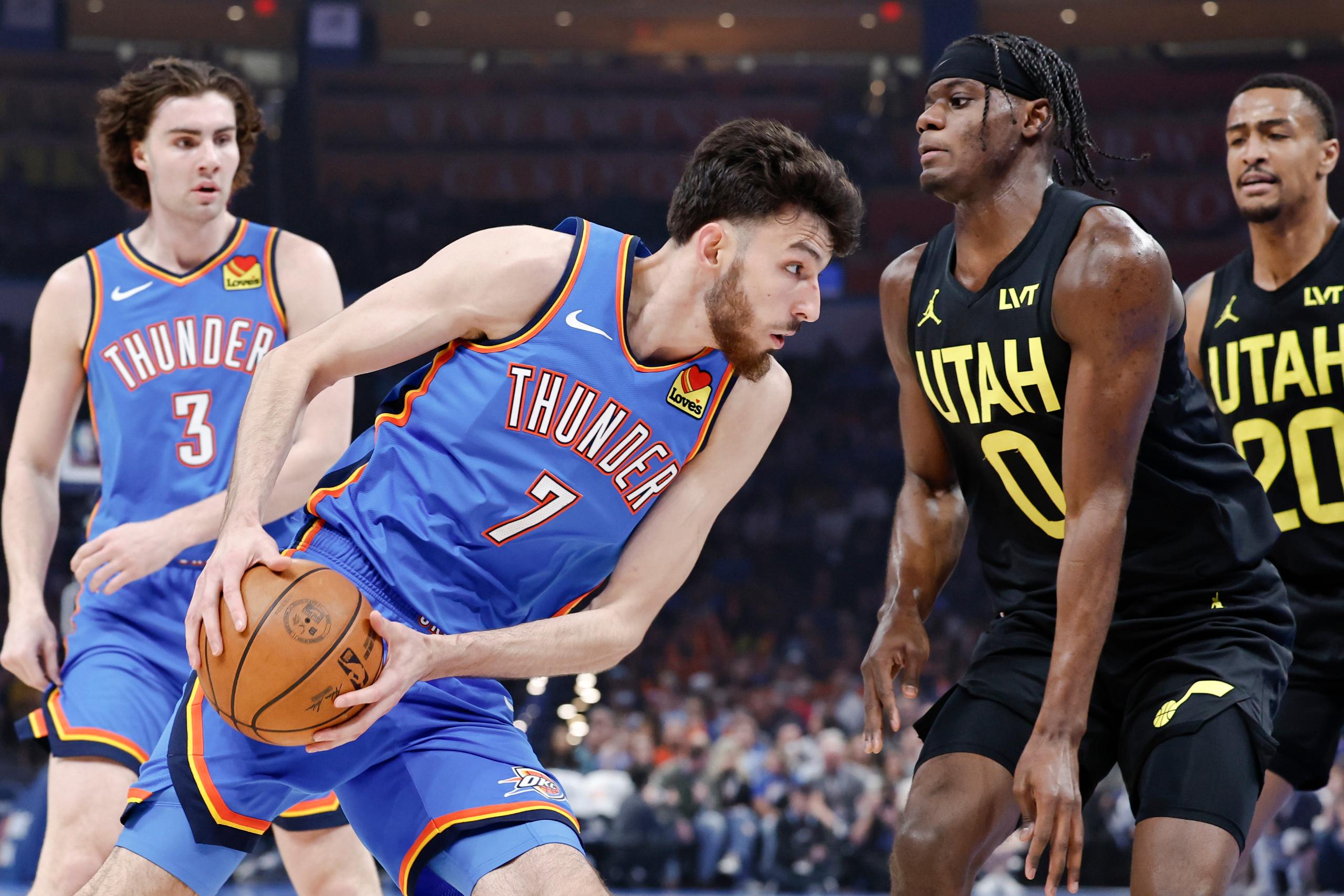Oklahoma City Thunder center Chet Holmgren