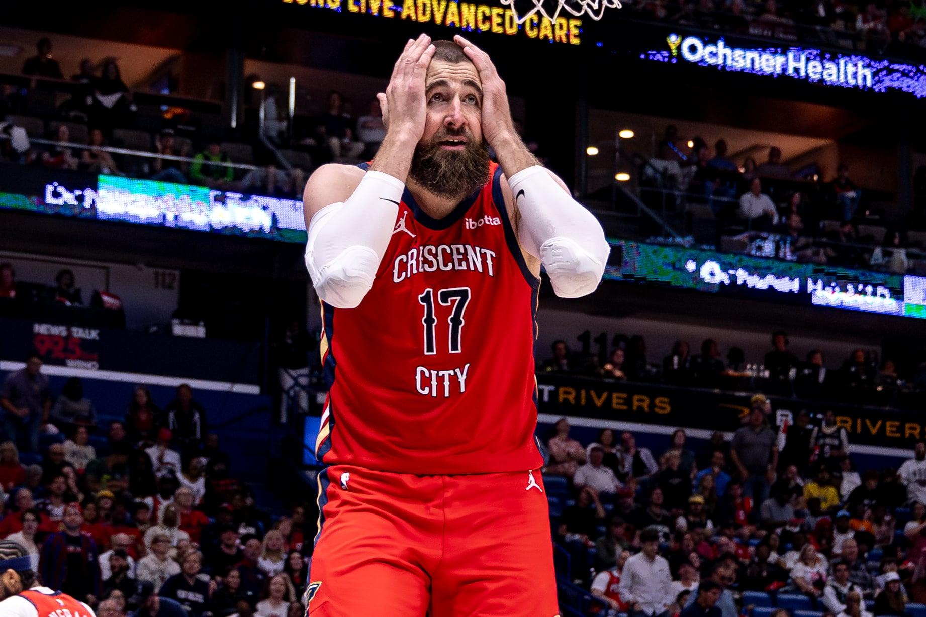 New Orleans Pelicans center Jonas Valanciunas