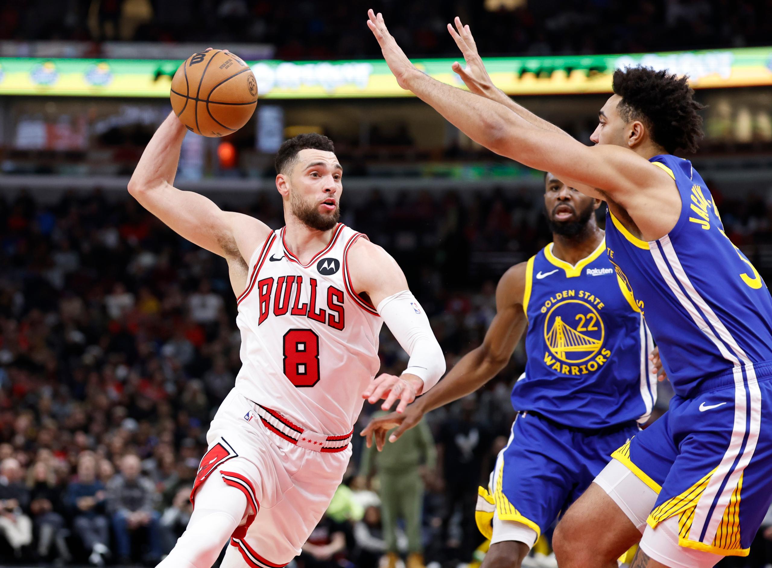 Zach LaVine against Golden State Warriors
