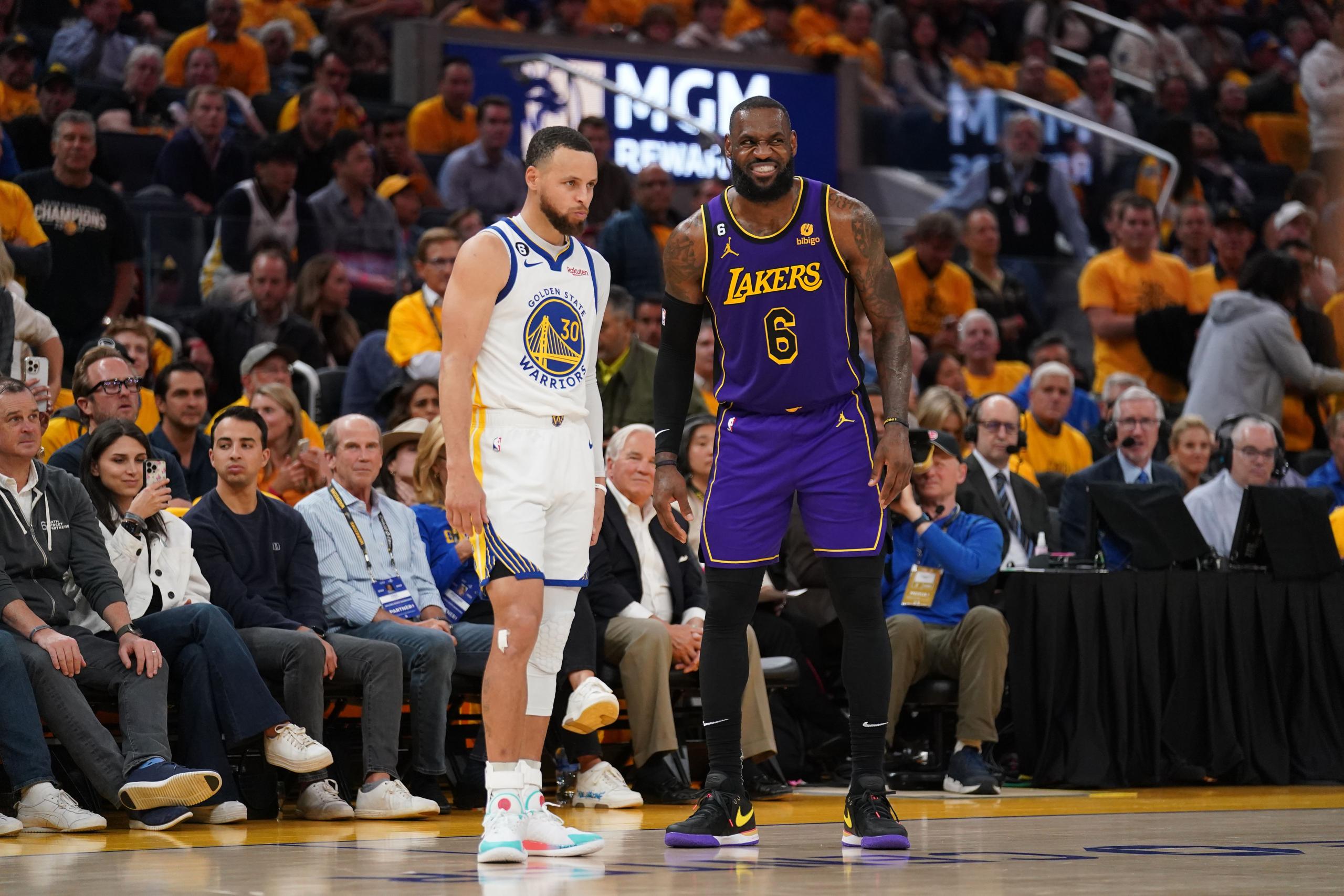 LeBron James against Golden State Warriors