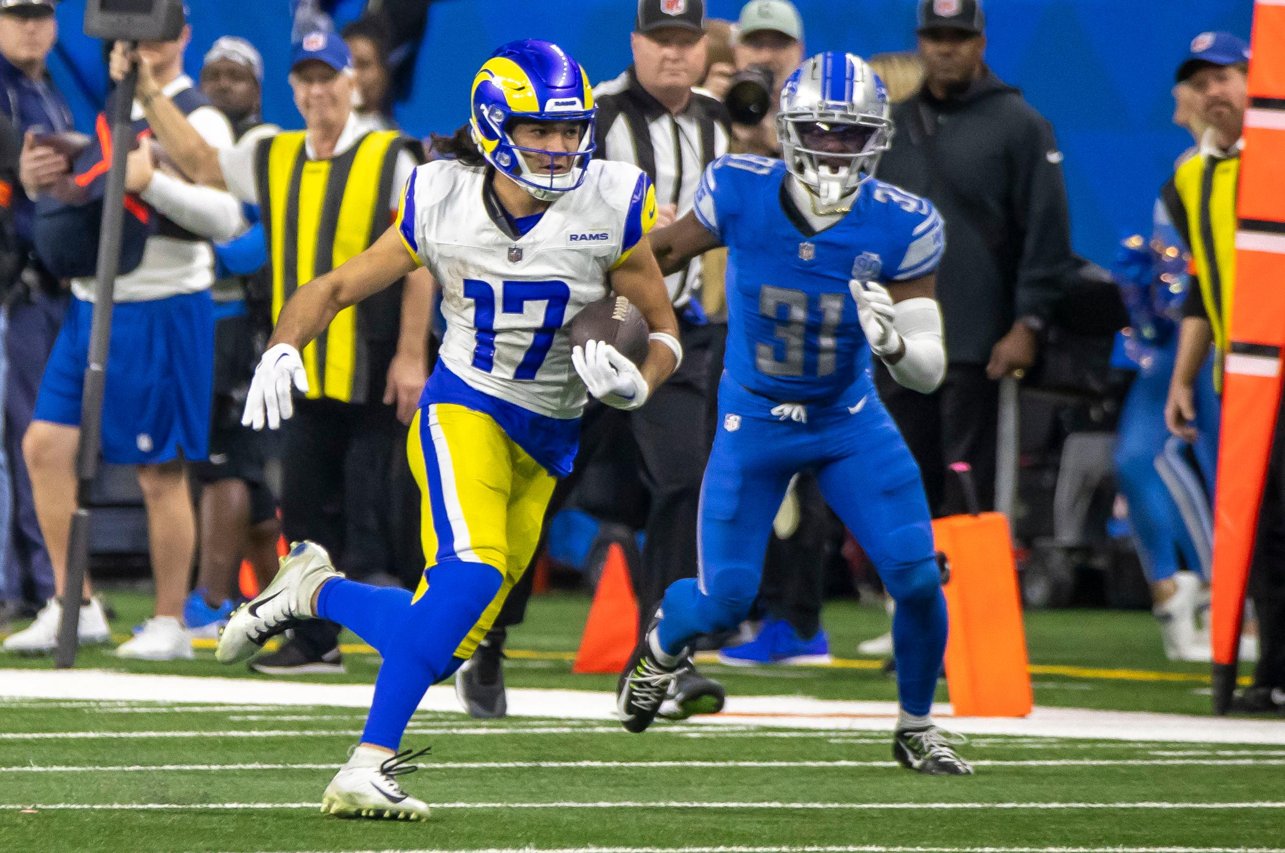 Los Angeles Rams, Puka Nacua, Detroit Lions