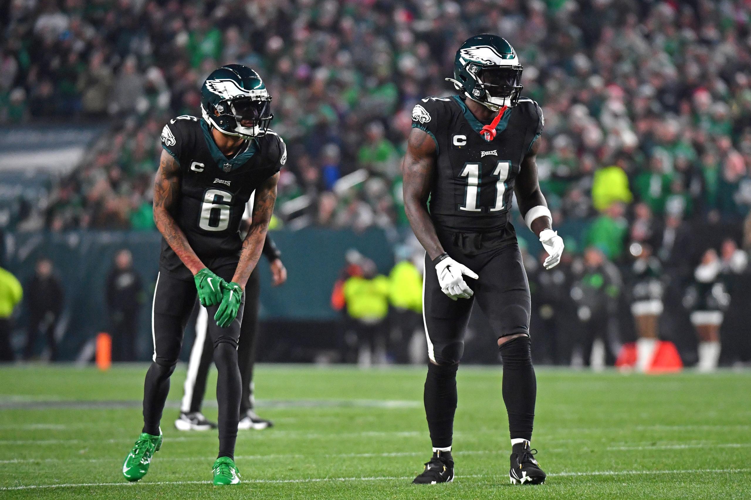 AJ Brown DeVonta Smith, Philadelphia Eagles
