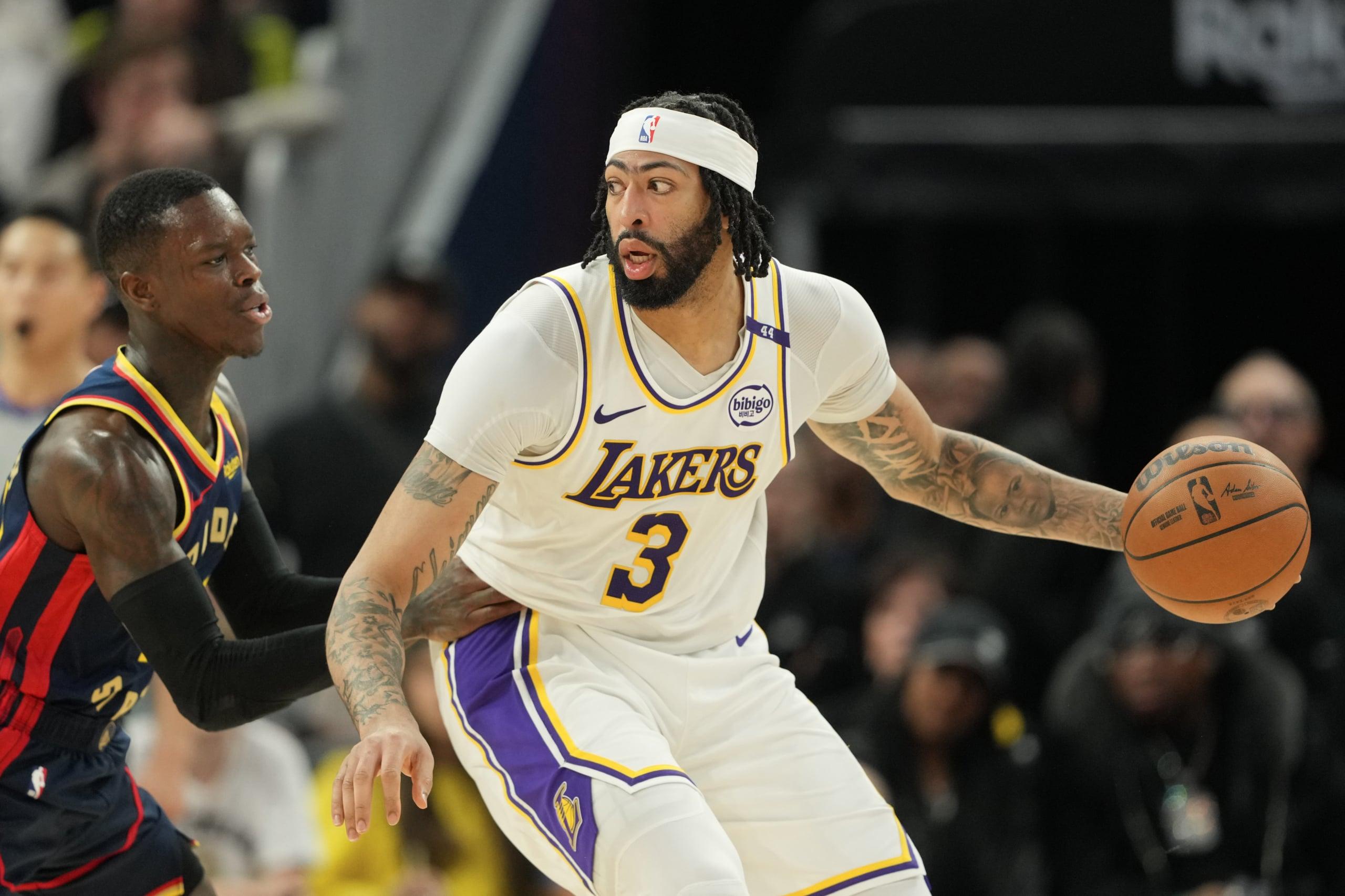 Luka Doncic, Los Angeles Lakers, Dallas Mavericks, Anthony DavisNBA: Paris Games 2025-San Antonio Spurs vs Indiana Pacers