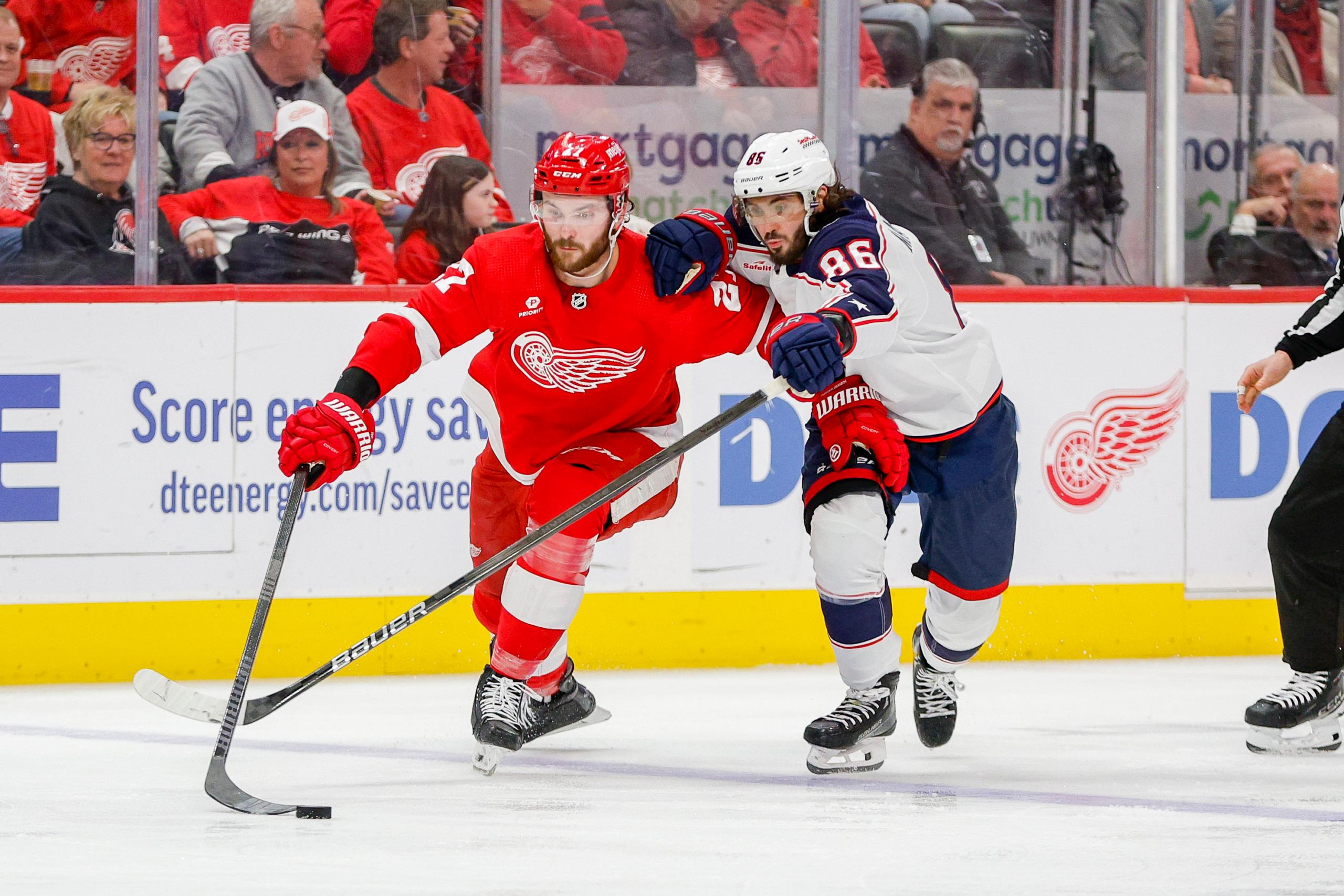 NHL: Columbus Blue Jackets at Detroit Red Wings