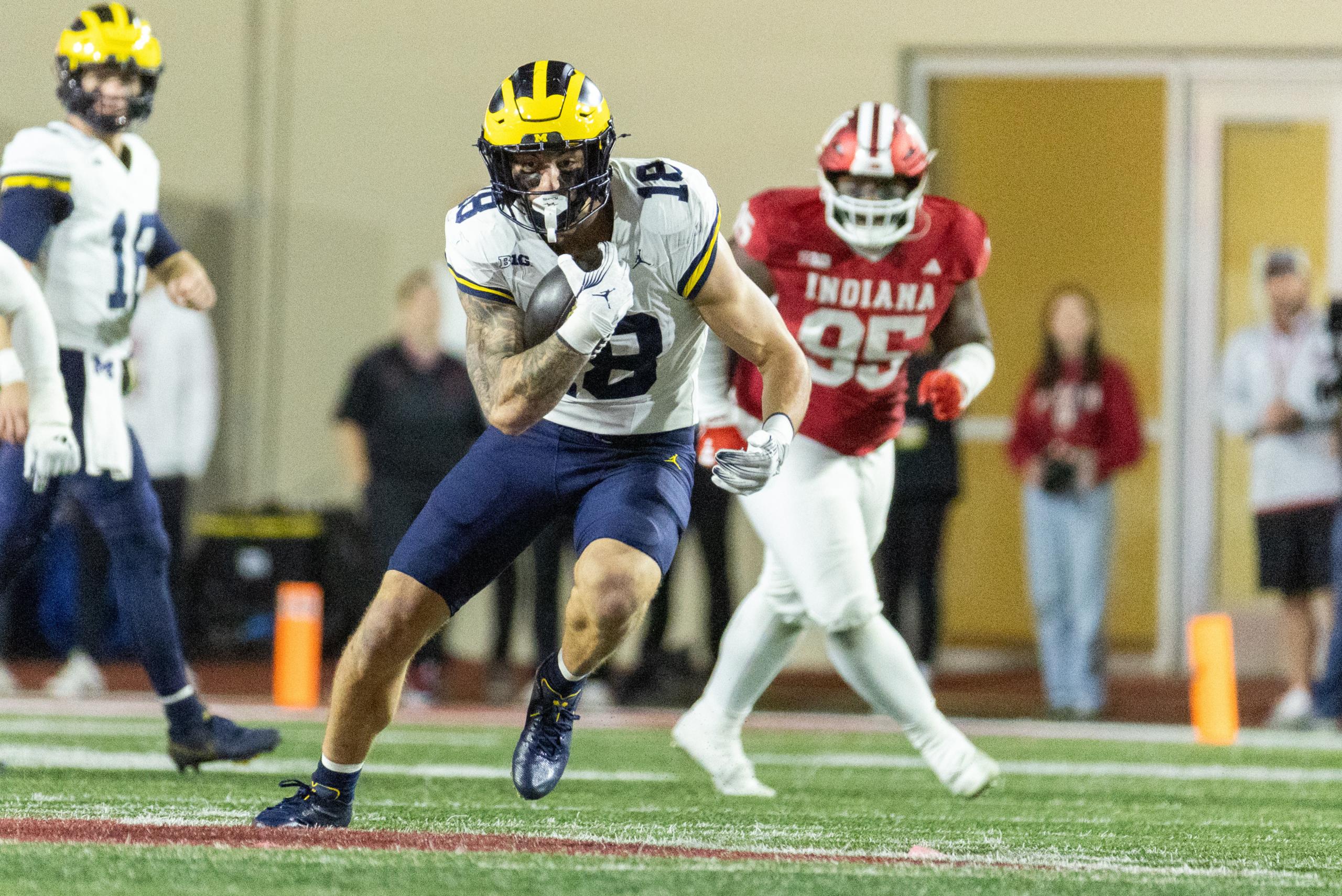 NCAA Football: Michigan at Indiana