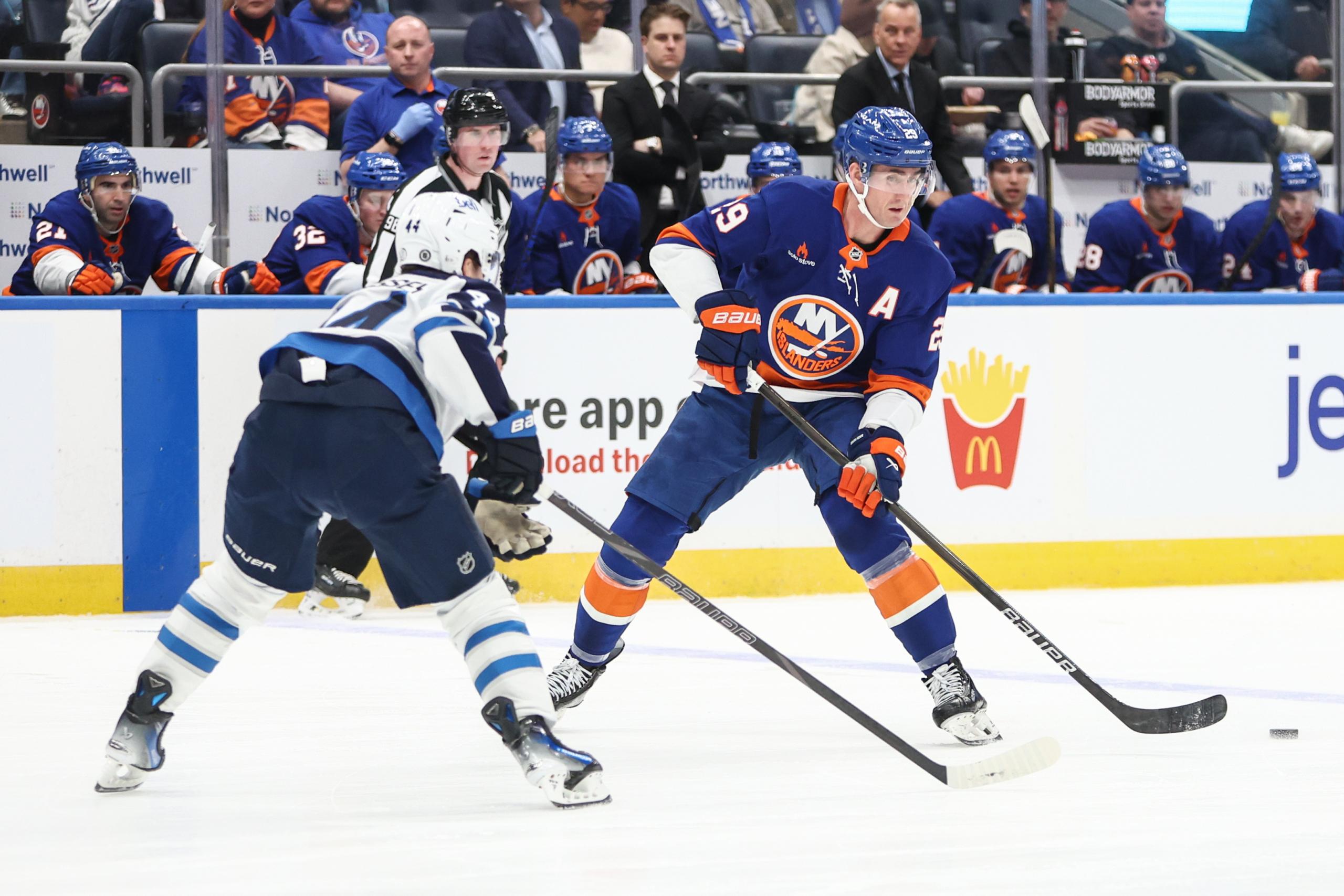 NHL: Winnipeg Jets at New York Islanders