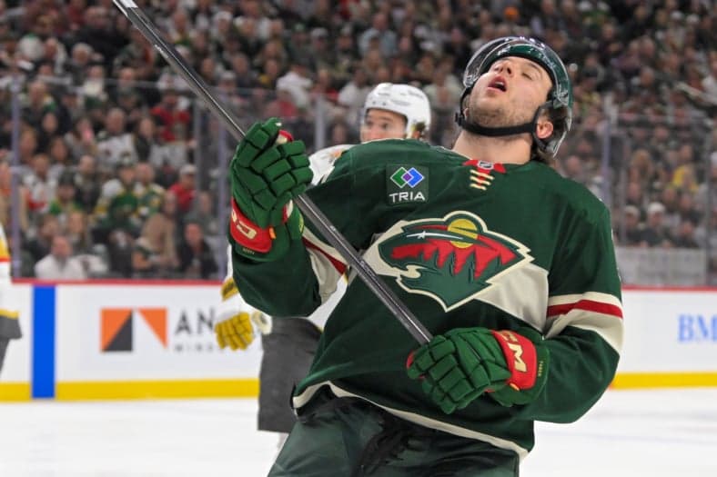NHL: Stanley Cup Playoffs-Vegas Golden Knights at Minnesota Wild