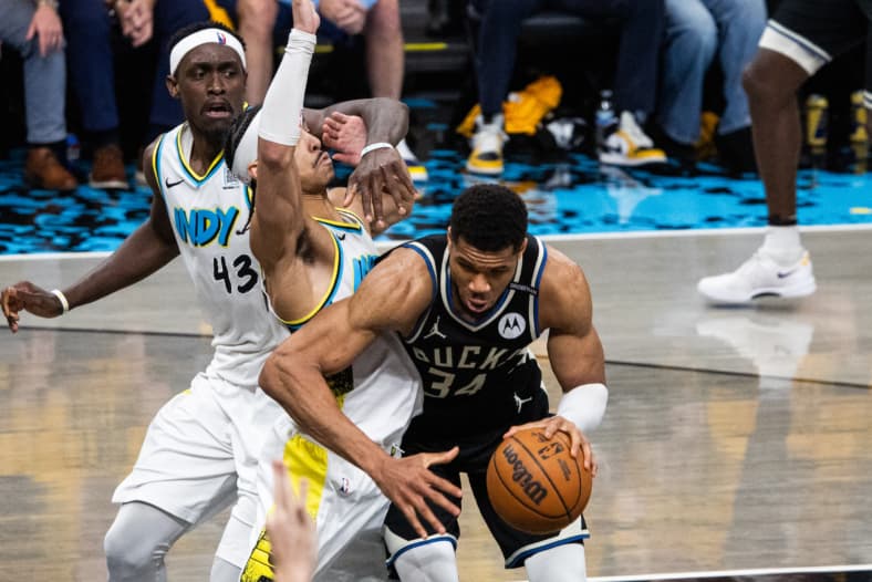 NBA: Playoffs-Milwaukee Bucks at Indiana Pacers