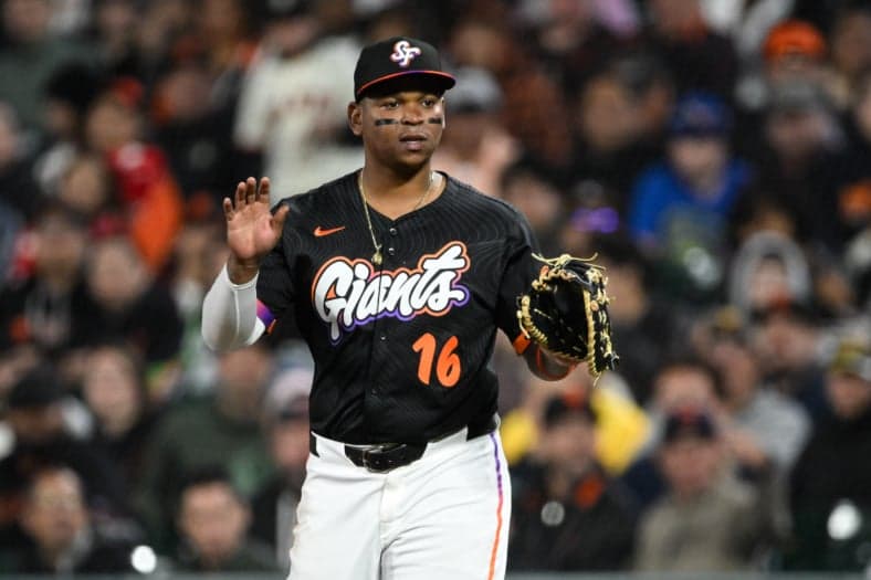 San Francisco Giants first baseman Rafael Devers