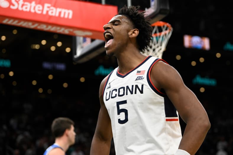 NCAA Basketball: Hall of Fame Series-Boston-Connecticut at Brigham Young