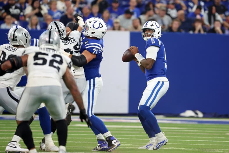NFL: Las Vegas Raiders at Indianapolis Colts