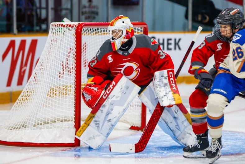Ottawa Charge goalie Gwyneth Philips.