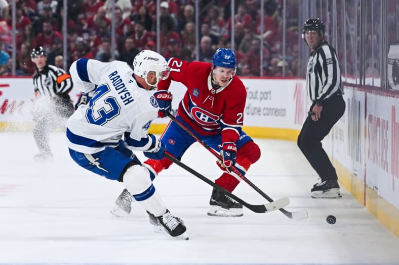 NHL: Stanley Cup Playoffs-Tampa Bay Lightning at Montreal Canadiens
