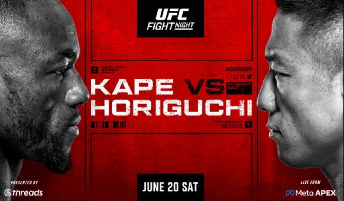 How to Watch UFC Fight Night: Kape vs Horiguchi