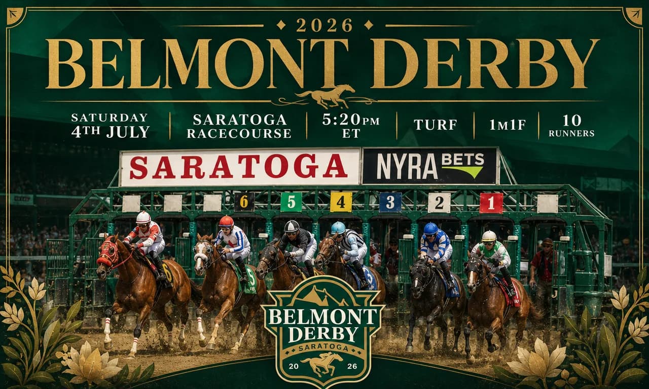 Belmont Derby Runners Guide, Post Positions and Betting Odds