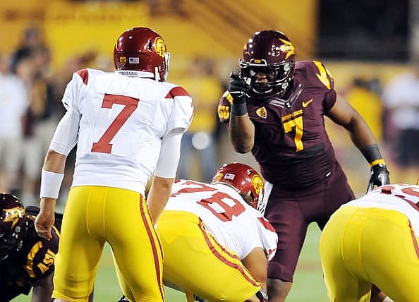 Courtesy of Zimbio.com: On-field behavior became a downfall for Burfict in College.