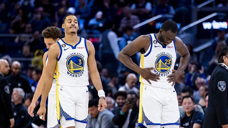 jordan poole, draymond green