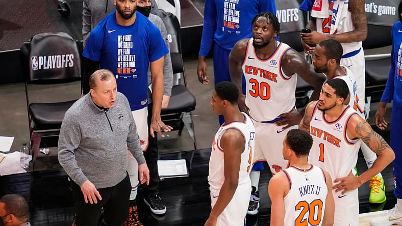 NBA: Playoffs-New York Knicks at Atlanta Hawks