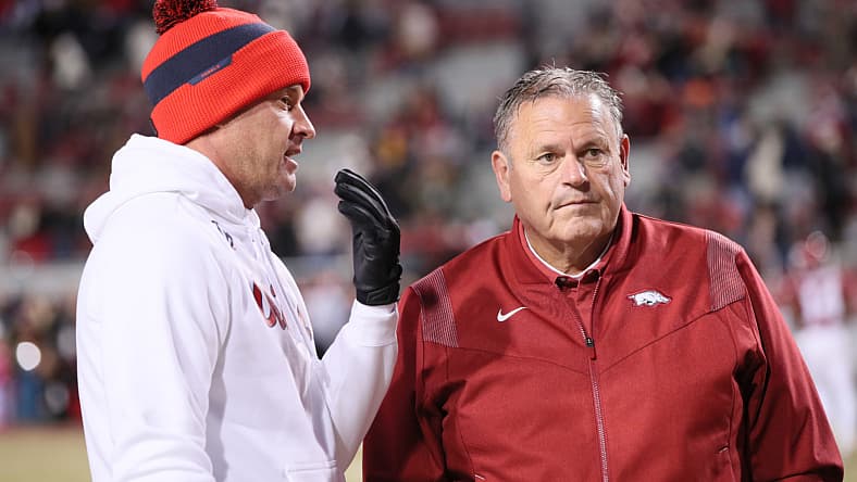 NCAA Football: Mississippi at Arkansas