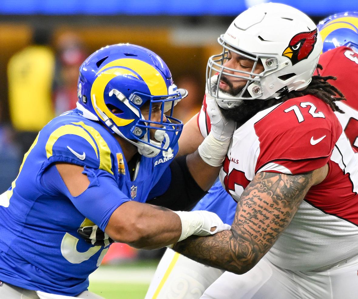 Los Angeles Rams' Aaron Donald