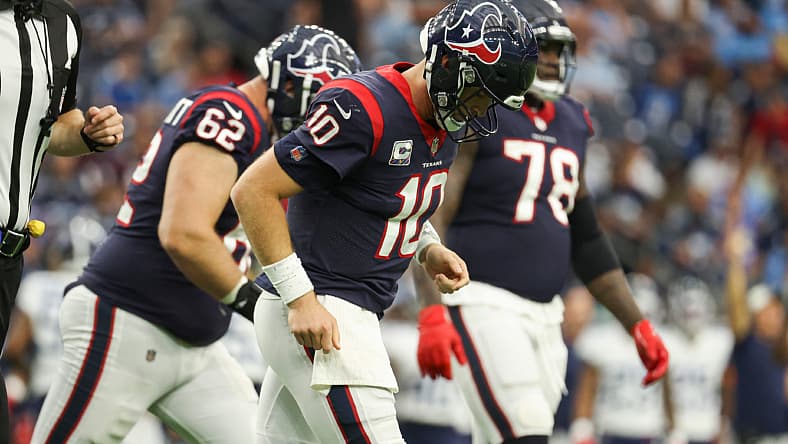 philadelphia eagles at houston texans: davis mills