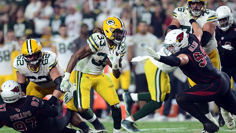 aaron jones trade scenarios, arizona cardinals