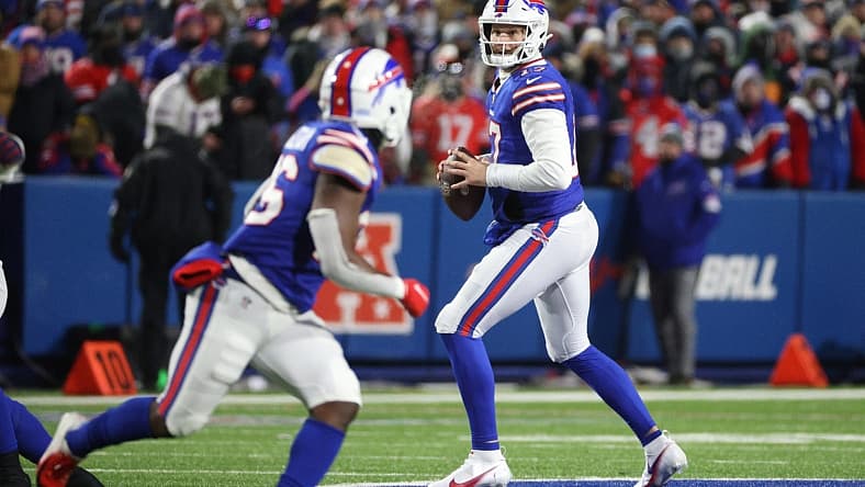 buffalo bills at new england patriots: josh allen