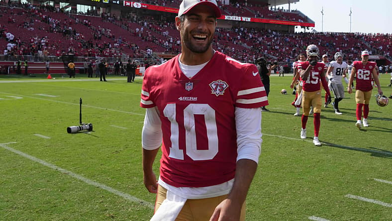 las vegas raiders trade for jimmy garoppolo