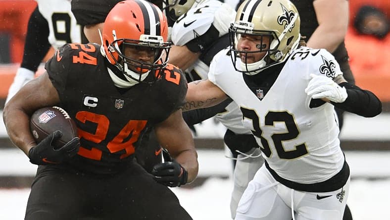 nfl running back rankings week 17: nick chubb