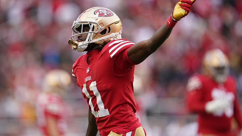 nfl wide receiver rankings week 17: brandon aiyuk