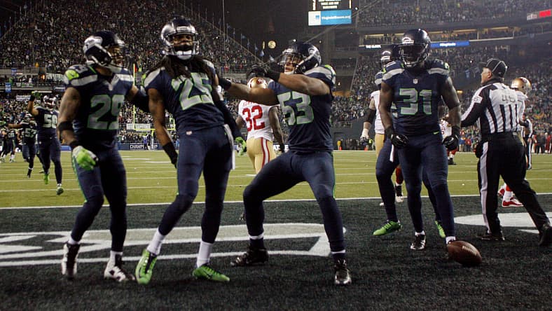 2014 nfc championship game: seattle seahawks, san francisco 49ers