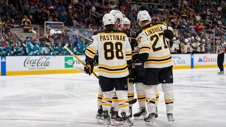 NHL: Boston Bruins at San Jose Sharks