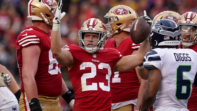 nfl championship sunday player rankings: christian mccaffrey
