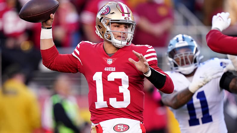 nfl divisional playoffs: brock purdy