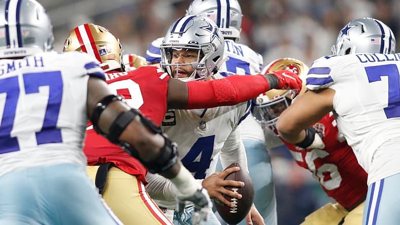 nfl divisional playoffs: dallas cowboys at san francisc 49ers