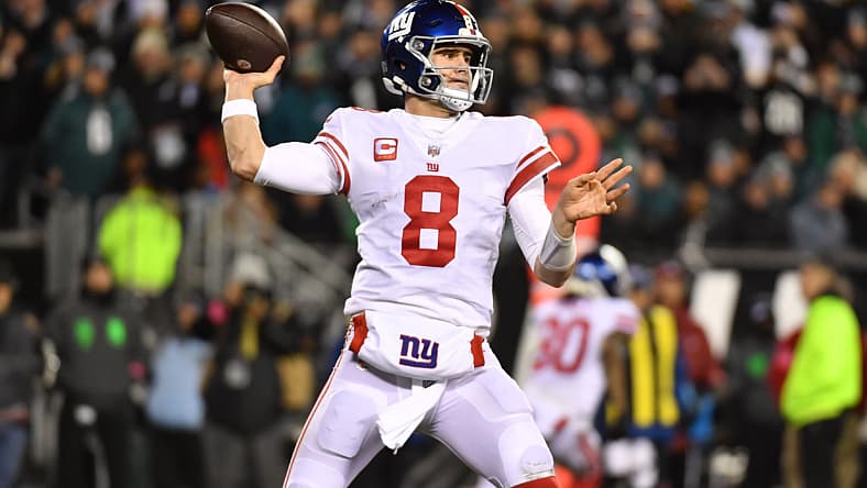 nfl divisional playoffs: new york giants' daniel jones