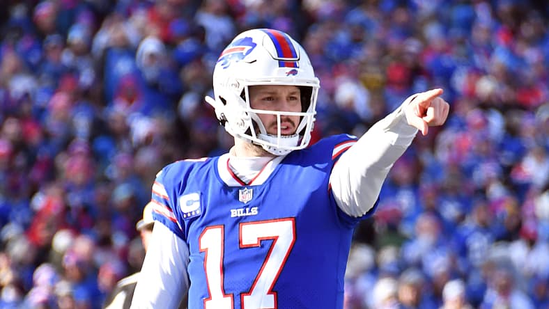 nfl wild card qb performances: josh allen