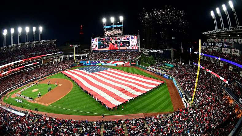 MLB: New York Yankees at Cleveland Guardians
