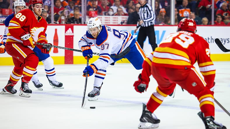NHL: Edmonton Oilers at Calgary Flames