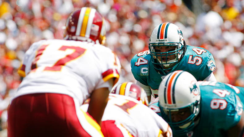 pro football hall of famer: zach thomas, miami dolphins