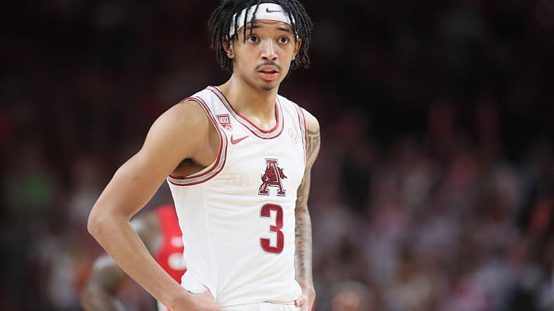 NCAA Basketball: Georgia at Arkansas