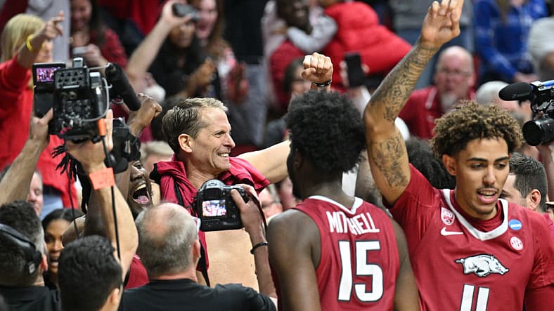 NCAA Basketball: NCAA Tournament Second Round-Arkansas vs Kansas