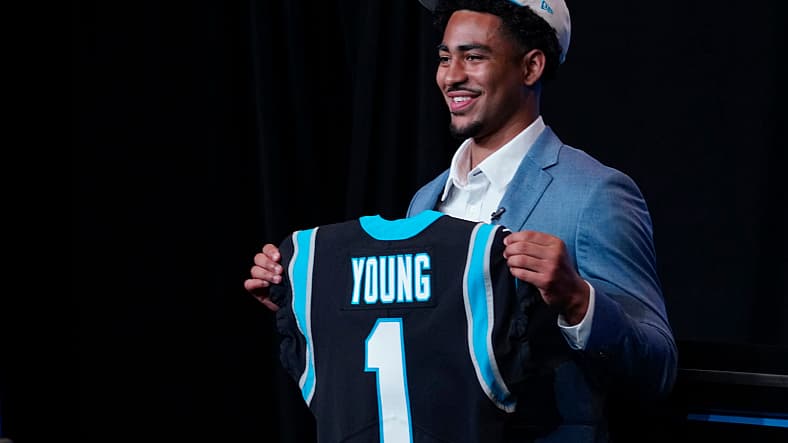 NFL: Carolina Panthers-Introductory Bryce Young Press Conference