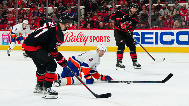NHL: New York Islanders at Carolina Hurricanes
