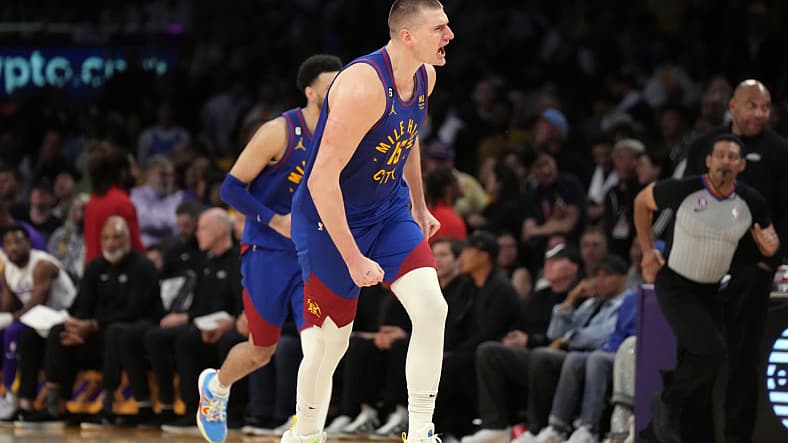 NBA: Playoffs-Denver Nuggets at Los Angeles Lakers