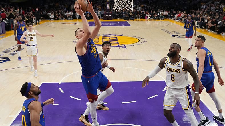 NBA: Playoffs-Denver Nuggets at Los Angeles Lakers
