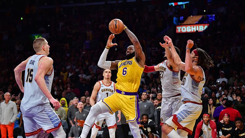 NBA: Playoffs-Denver Nuggets at Los Angeles Lakers