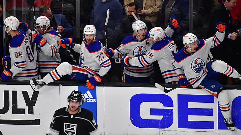 NHL: Stanley Cup Playoffs-Edmonton Oilers at Los Angeles Kings